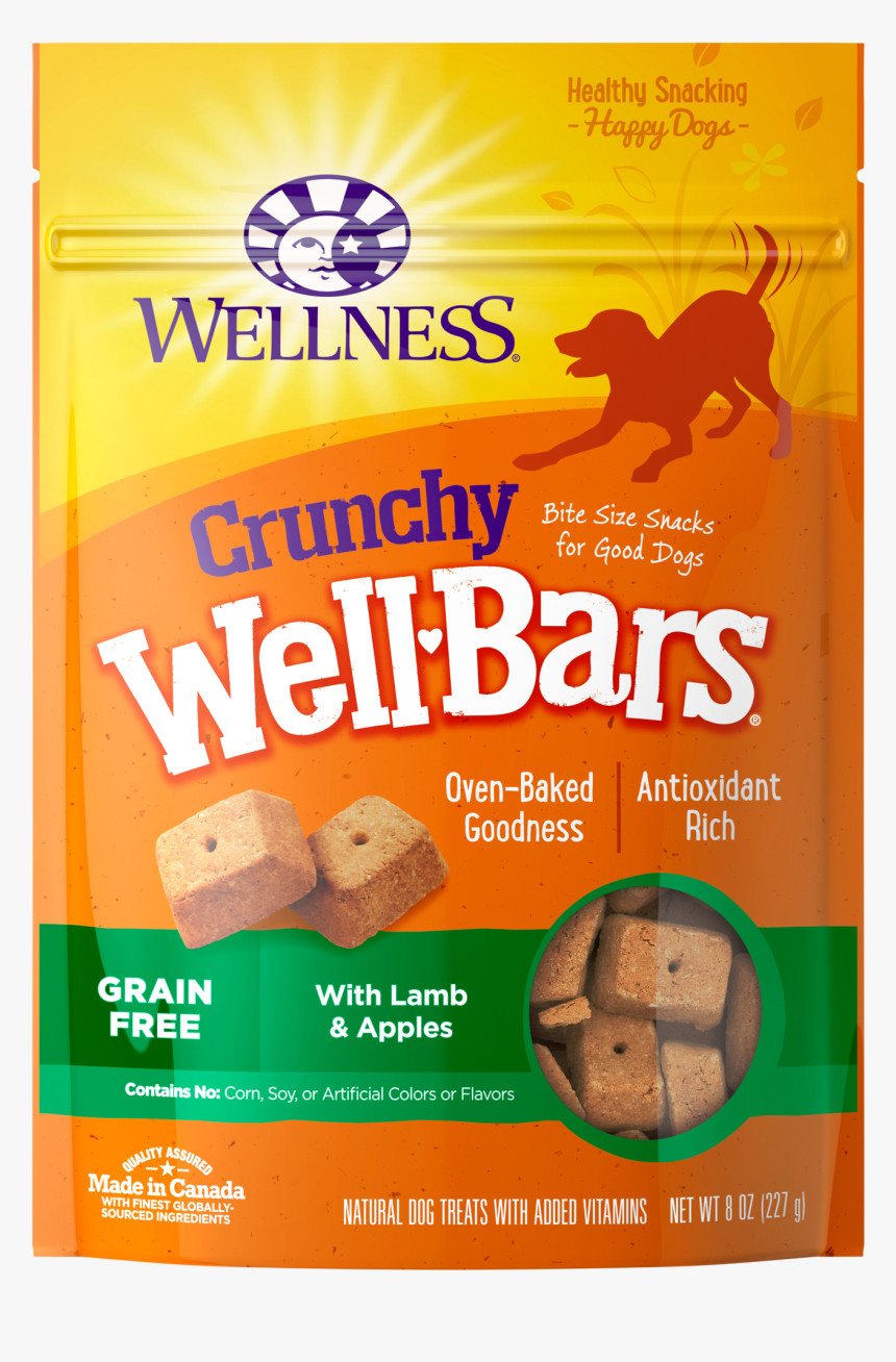 Treats Complete Health Bars Lamb - Wellness Crunchy Wellbars Lamb & Apples Recipe, HD Png Download, Free Download