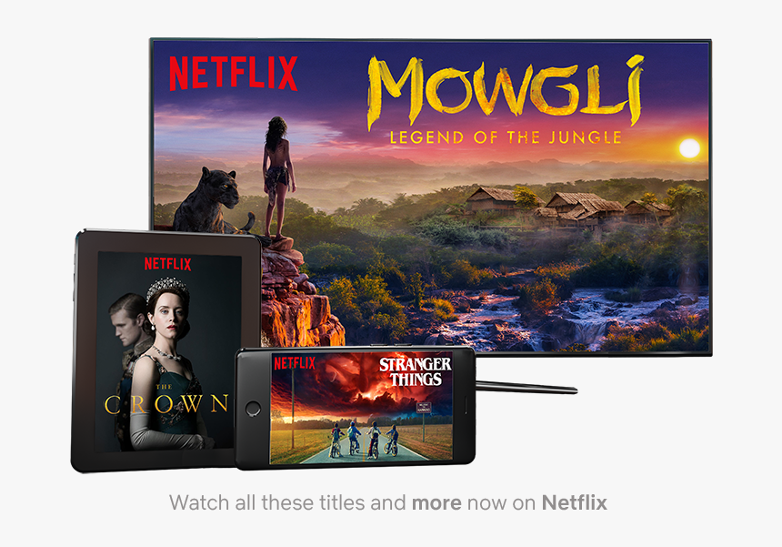 Plus Get Netflix For 1 Year On Us * - Mowgli Legend Of The Jungle 2018, HD Png Download, Free Download