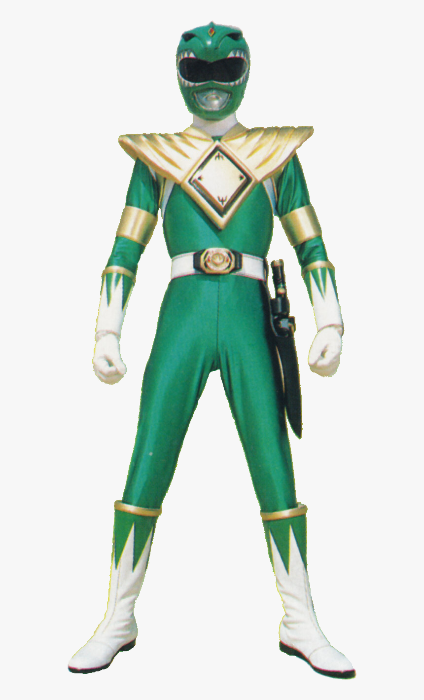 Power Rangers Free Png Image - Green Mighty Morphin Ranger, Transparent Png, Free Download