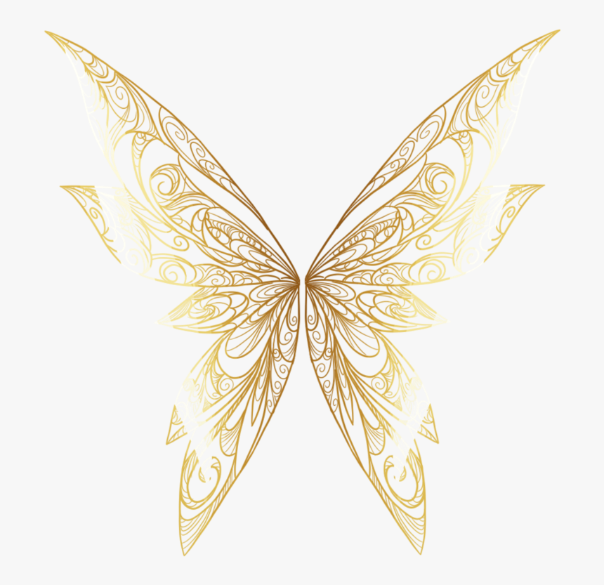Golden Wings By Moryartix - Fairy Wings Png, Transparent Png, Free Download
