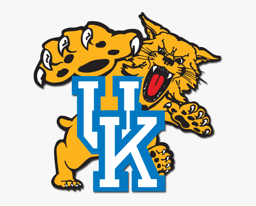 Kentucky Wildcats Desktop Clipart - Kentucky Wildcat Basketball Logos, HD Png Download, Free Download