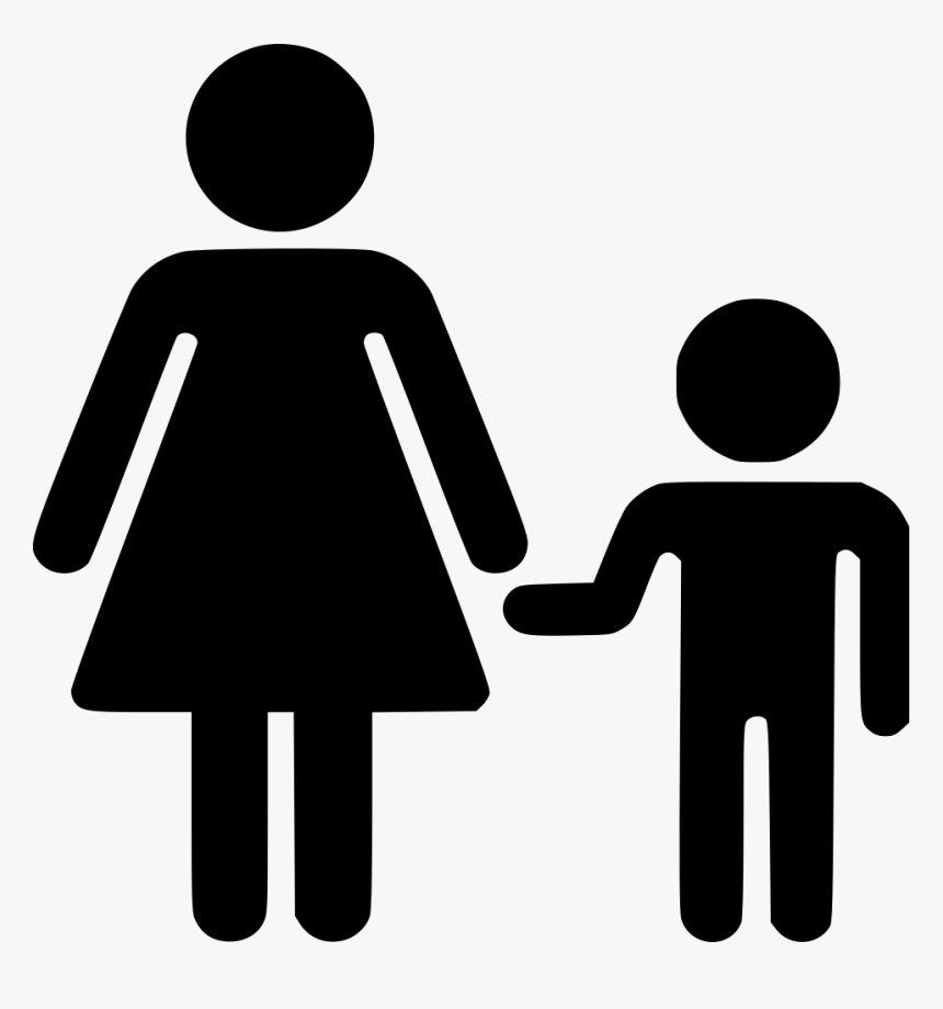 Mother Son - Mens Womens Bathroom Signs, HD Png Download, Free Download