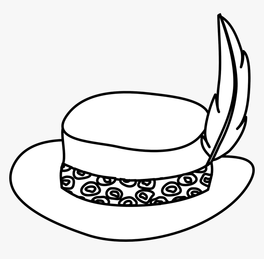Outline Images Of Hat, HD Png Download, Free Download