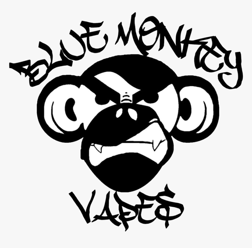 Blue Monkey Vapes Logo - Blue Monkey Vapes, HD Png Download, Free Download