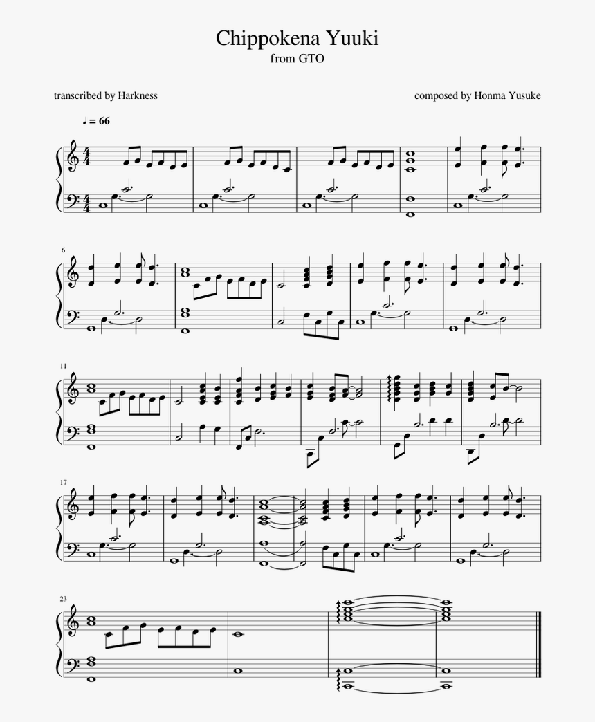 White Christmas Sheet Music Bing Crosby, HD Png Download, Free Download