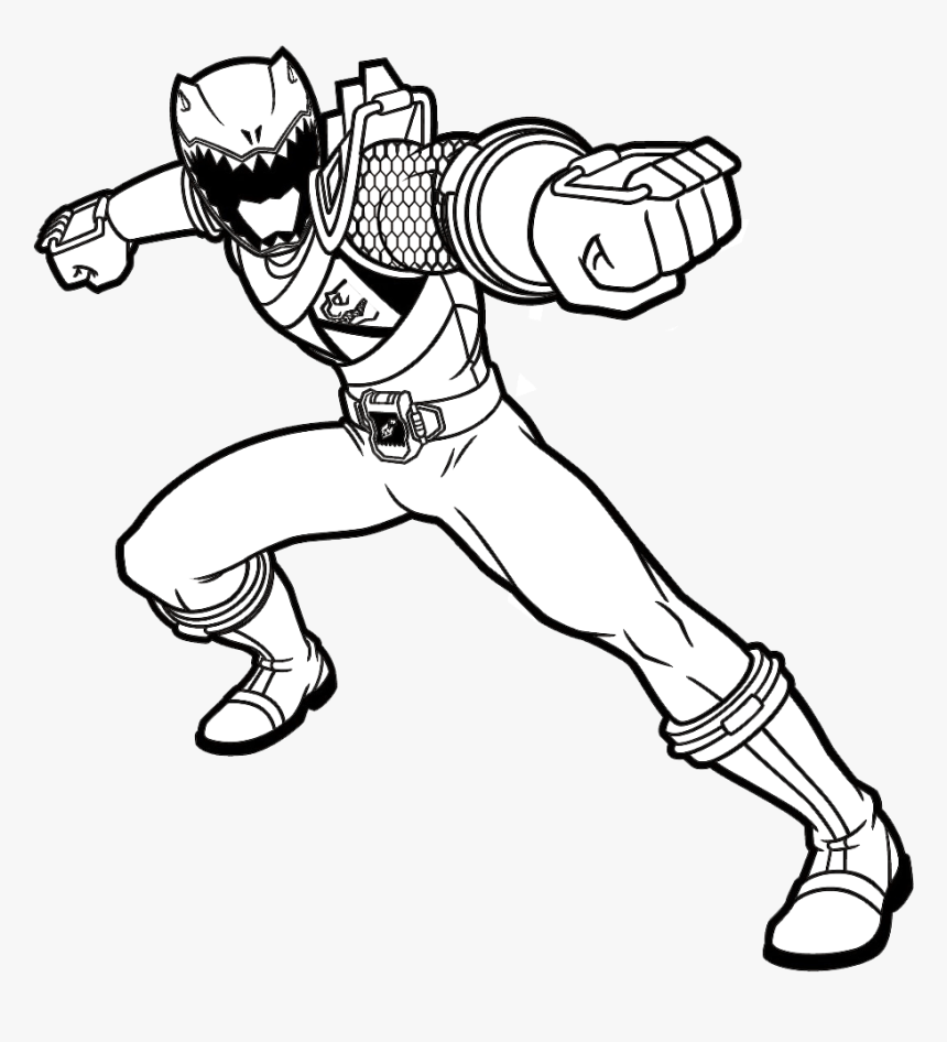 Transparent Power Rangers Dino Charge Png - Power Rangers Desenho Para Colorir, Png Download, Free Download