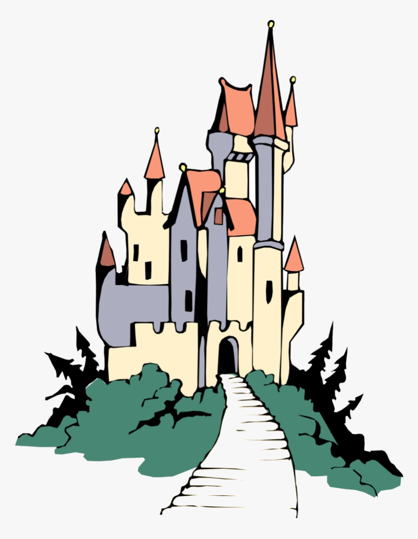 Disney Castle Disneyland Clipart Free Images On Hill - Scary Castle Clipart, HD Png Download, Free Download