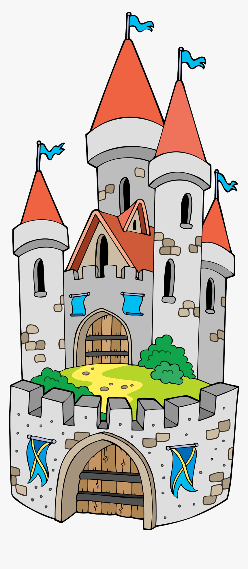 Cartoon Castle Png, Transparent Png, Free Download