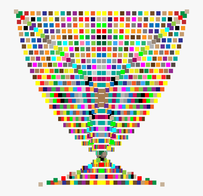 Art,symmetry,line - Colourful Trophy Clipart, HD Png Download, Free Download