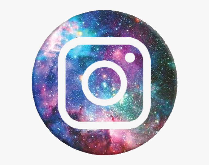 #galaxy #instagram - Blue Nebula Popsocket, HD Png Download, Free Download