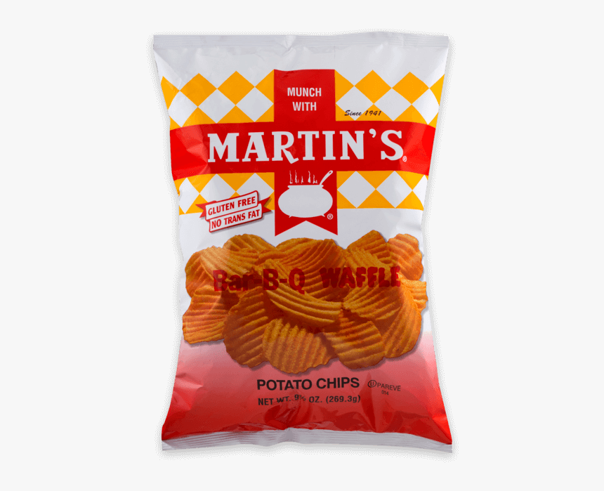 Martin's Barbecue Waffle Chips, HD Png Download, Free Download