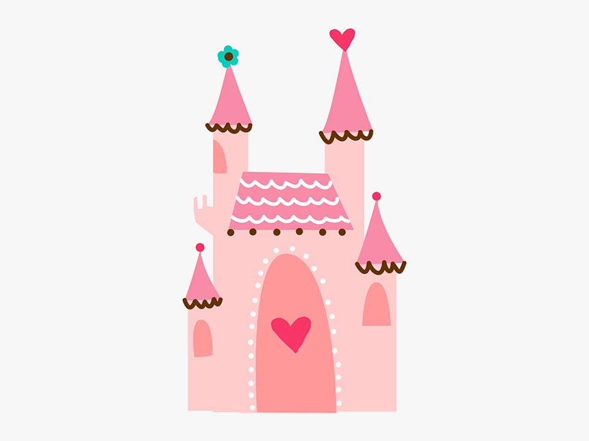 Disney Princess Castle Png - Cute Pink Castle Png, Transparent Png, Free Download