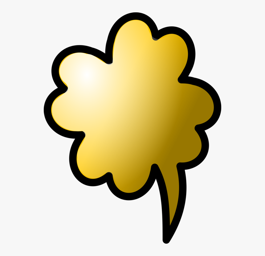 Heart,flower,petal - Gold Speech Bubble Png, Transparent Png, Free Download