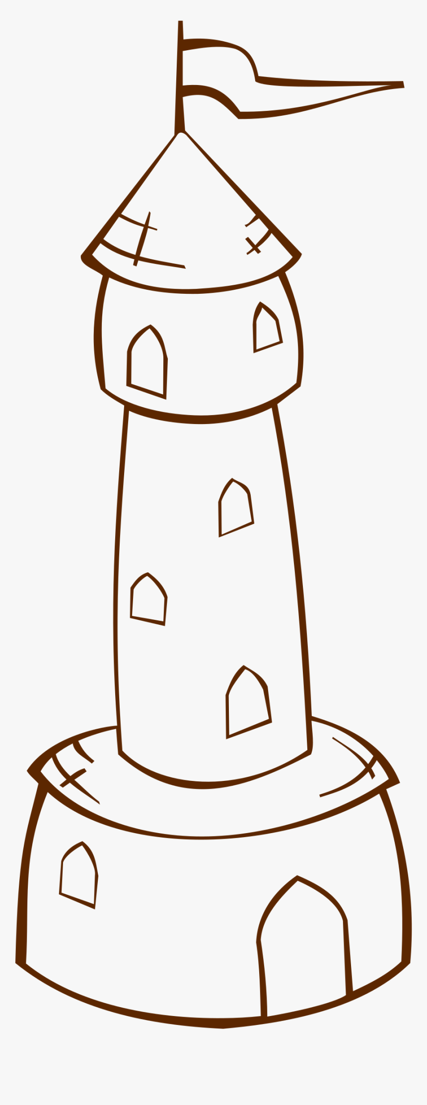 Castle Towers Cartoon Drawing Png Clipart , Png Download - Desenho Sobre A Idade Media, Transparent Png, Free Download