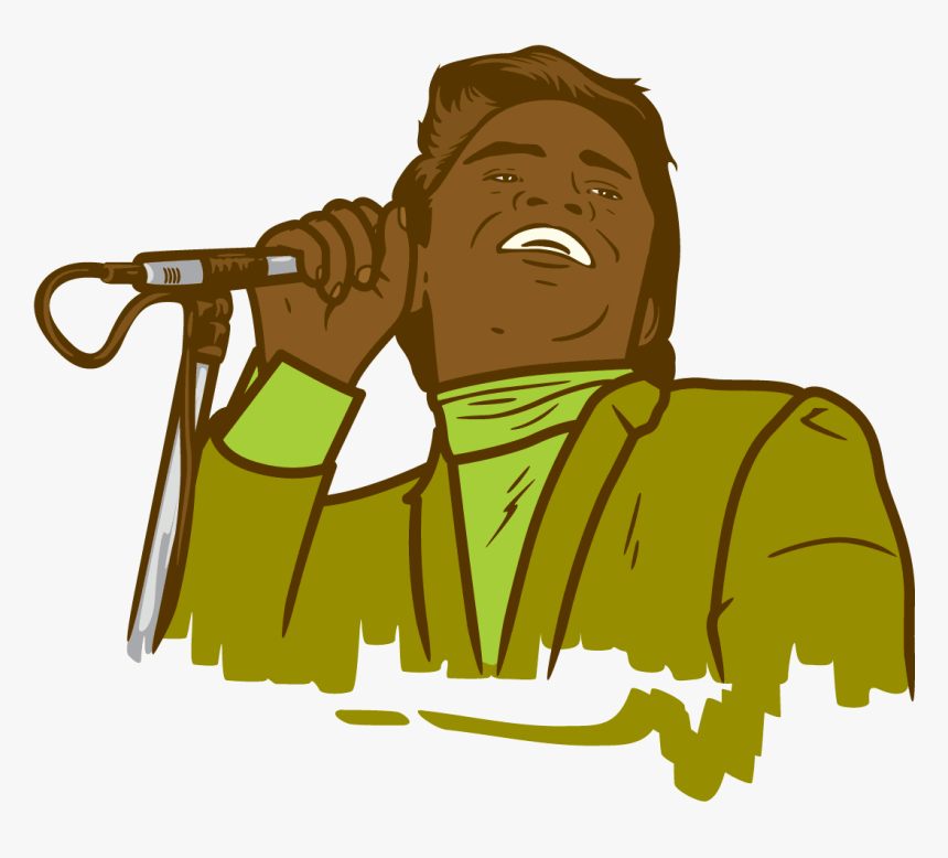 Drawing Of James Brown - Illustration, HD Png Download, Free Download