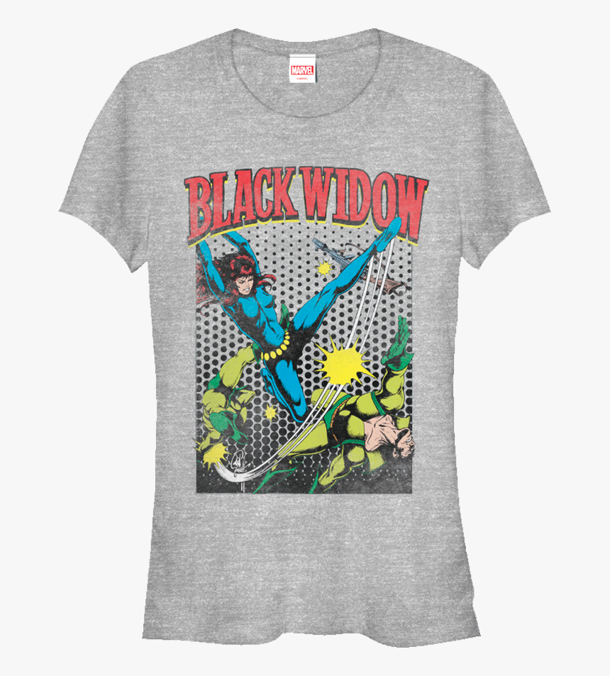 Ladies Black Widow Kick T-shirt - Aquaman, HD Png Download, Free Download