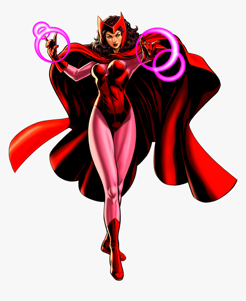 Avengers Alliance Wanda Maximoff Marvel Heroes 2016 - Scarlet Witch Hq Png, Transparent Png, Free Download