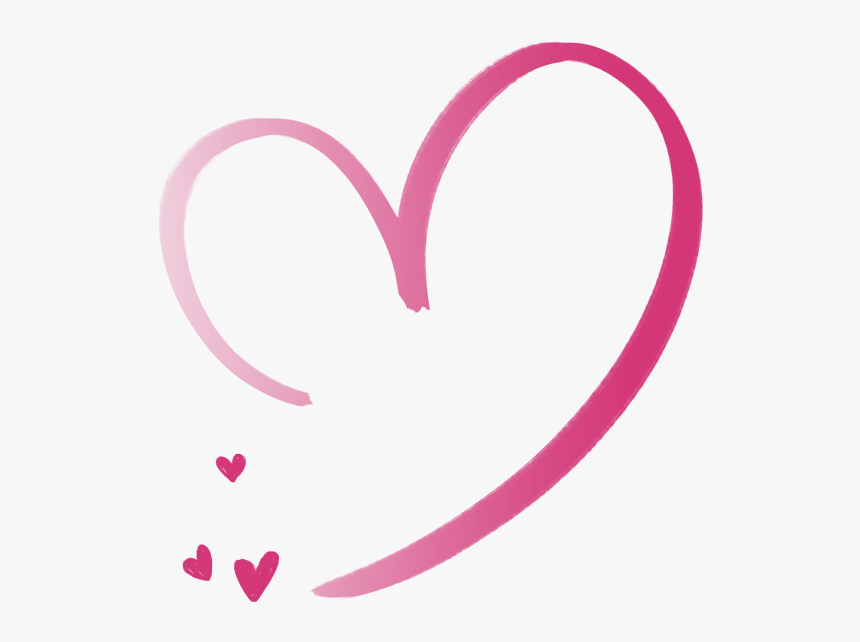 #love #heart #watercolor #brush #pink #valentinesday - Heart, HD Png Download, Free Download