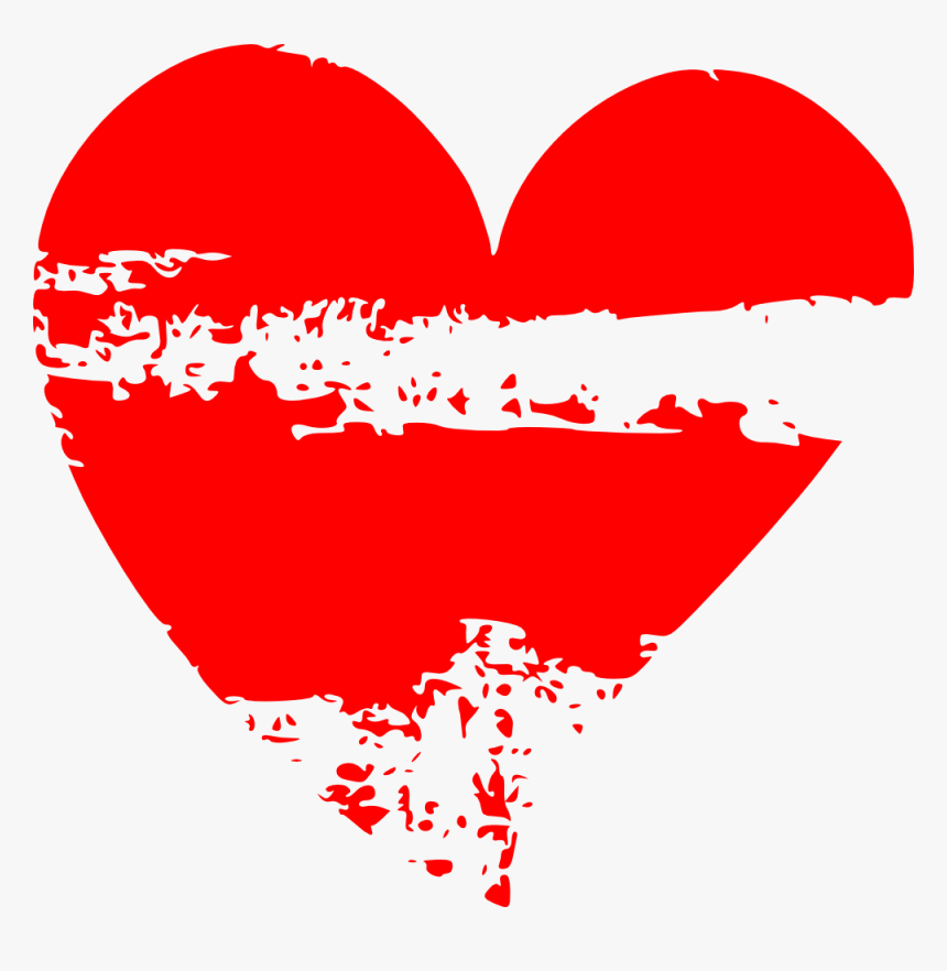 Grunge Heart Png, Transparent Png, Free Download