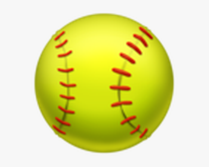 Softball Emoji Copy And Paste - Softball Emoji Png, Transparent Png, Free Download