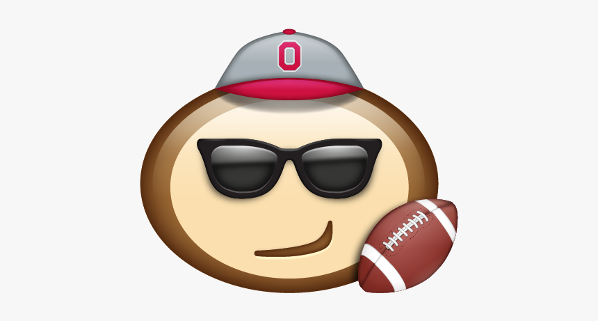 Ohio State Brutus Buckeyes Football Emoji Sunglasses, HD Png Download, Free Download