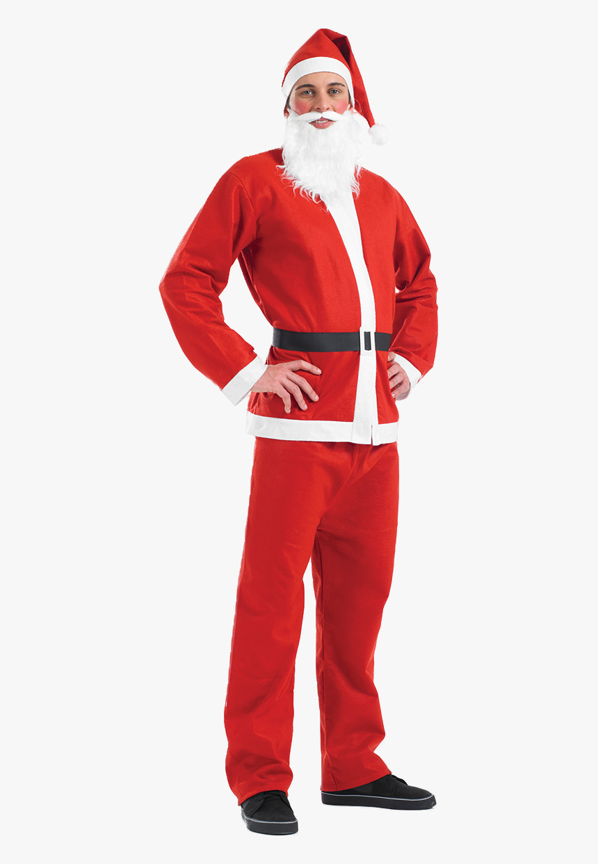 Santa Suit Png - Santa Claus Costume Png, Transparent Png, Free Download