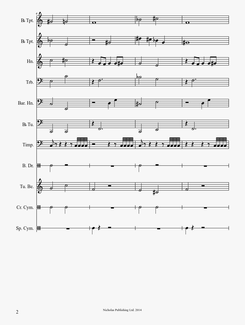 U Of K Trumpet Sheet Music, HD Png Download, Free Download