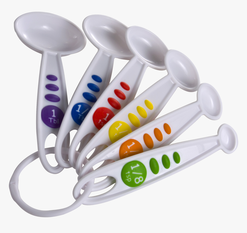 Transparent Spoon Clipart - Measuring Spoon Kitchen Utensil, HD Png Download, Free Download