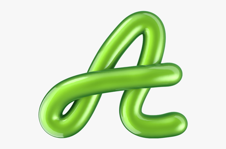 Letter A Green Png, Transparent Png, Free Download