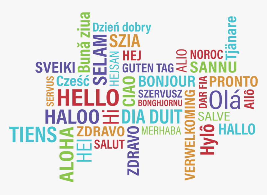 Transparent Shine Vector Png - Hello In Multiple Language, Png Download, Free Download