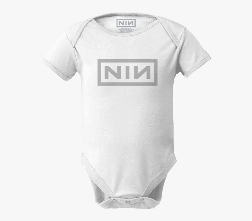 Nin Logo White Onesie - Nine Inch Nails, HD Png Download, Free Download