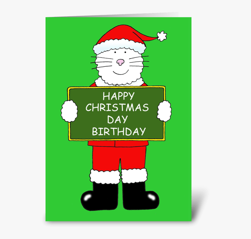 Happy Christmas Day Birthday Greeting Card - Merry Xmas Boss, HD Png Download, Free Download