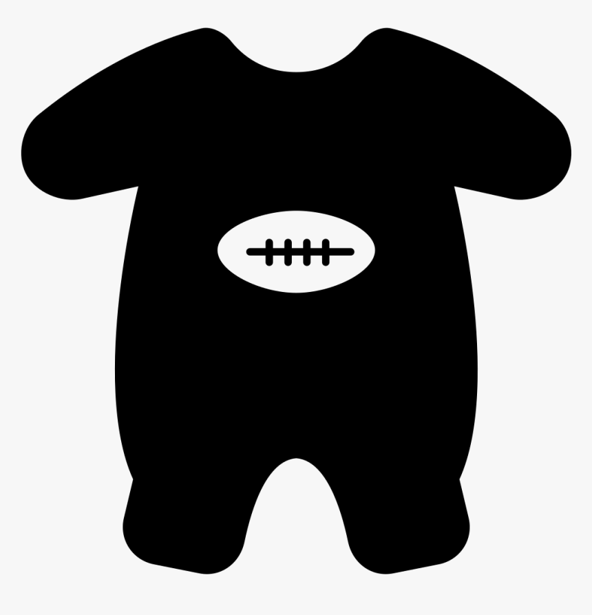 Baby Onesie With Football Design - Infant, HD Png Download, Free Download