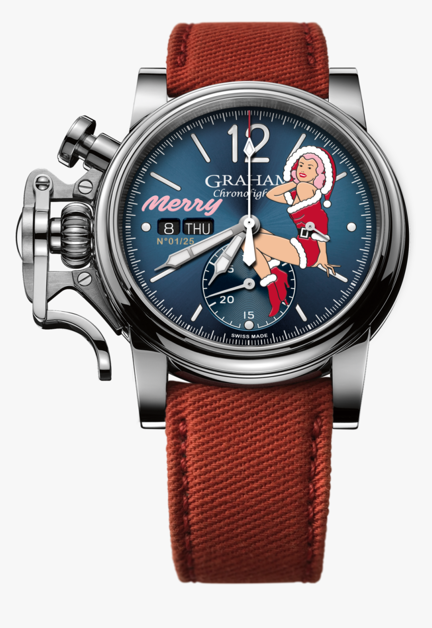 2cvas - U06a - T40s - Graham Pin Up Watch, HD Png Download, Free Download