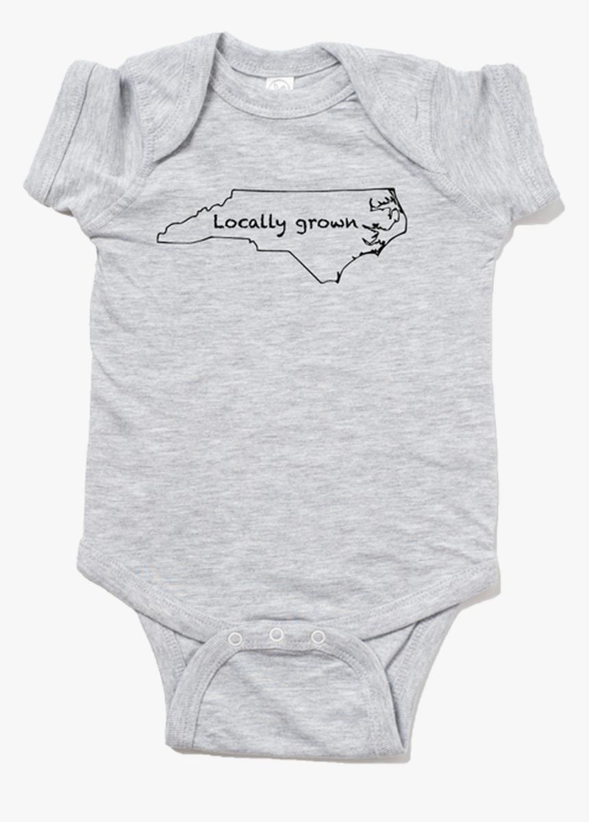 Locally Grown Nc Baby Creeper - Outline Of North Carolina, HD Png Download, Free Download