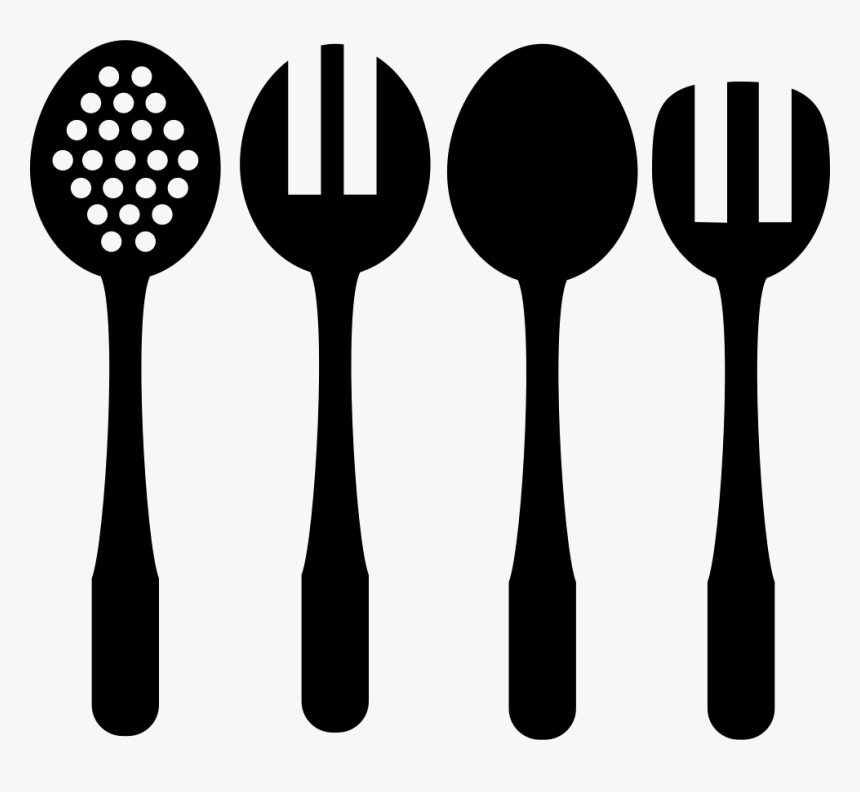 Spoons And Forks Of Kitchen - Kitchen Spoons Png, Transparent Png, Free Download