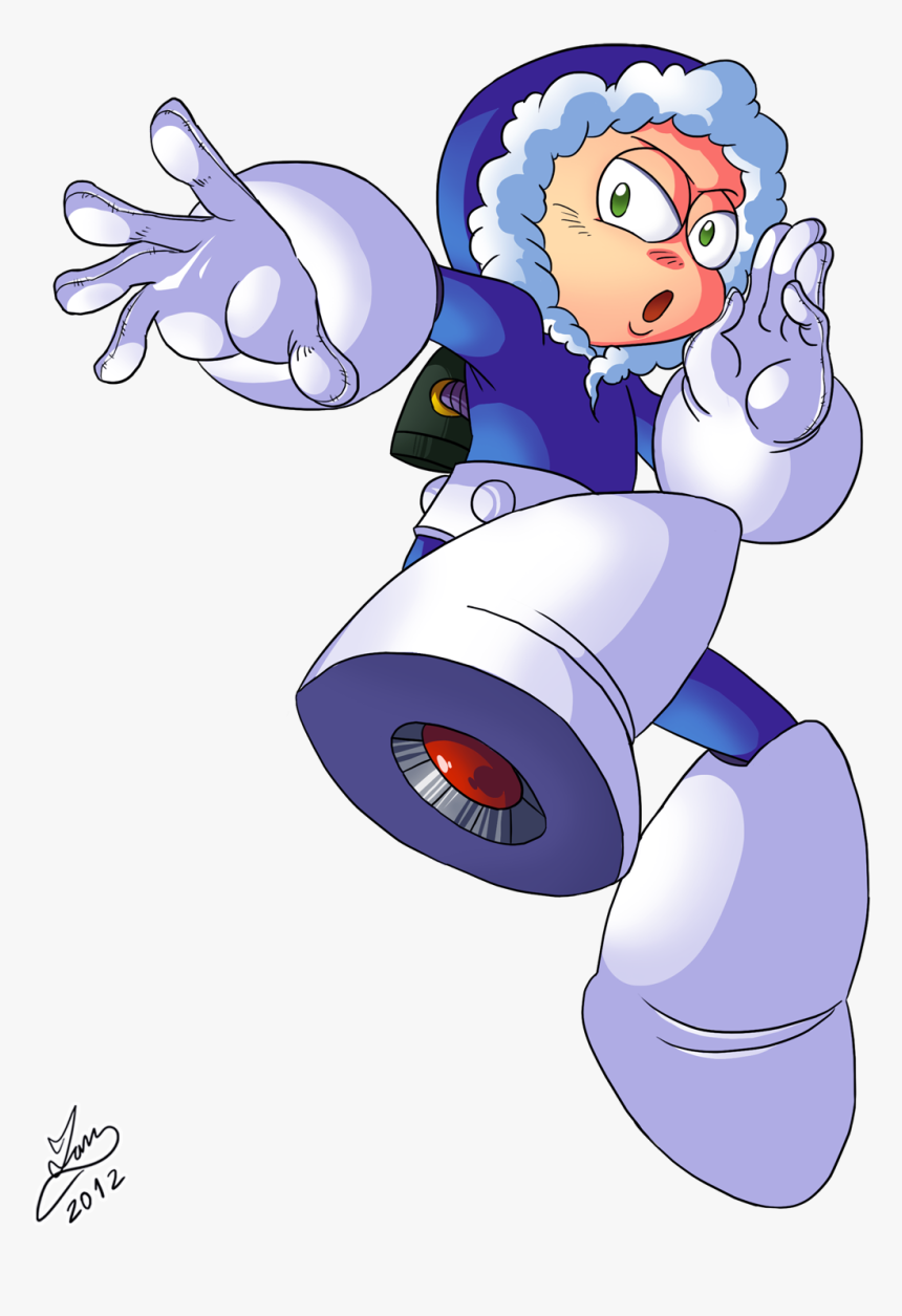 Ice Man Robot Master - Mega Man Iceman Fan Art, HD Png Download, Free Download