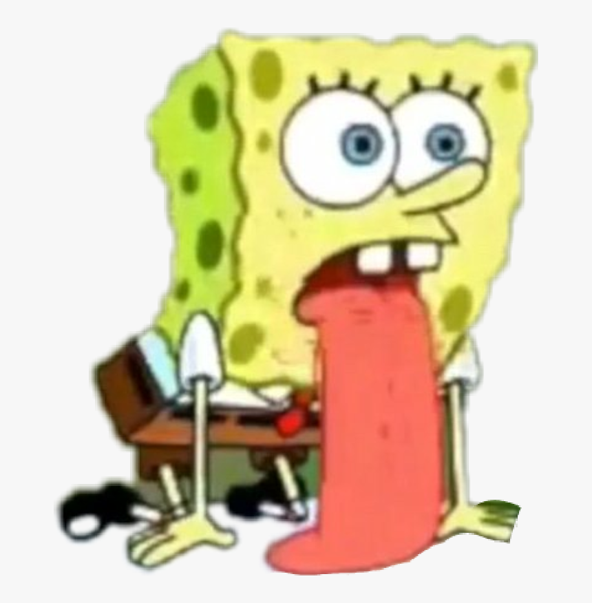 Spongebob Licking Png - Spongebob Licking Transparent Background, Png Download, Free Download