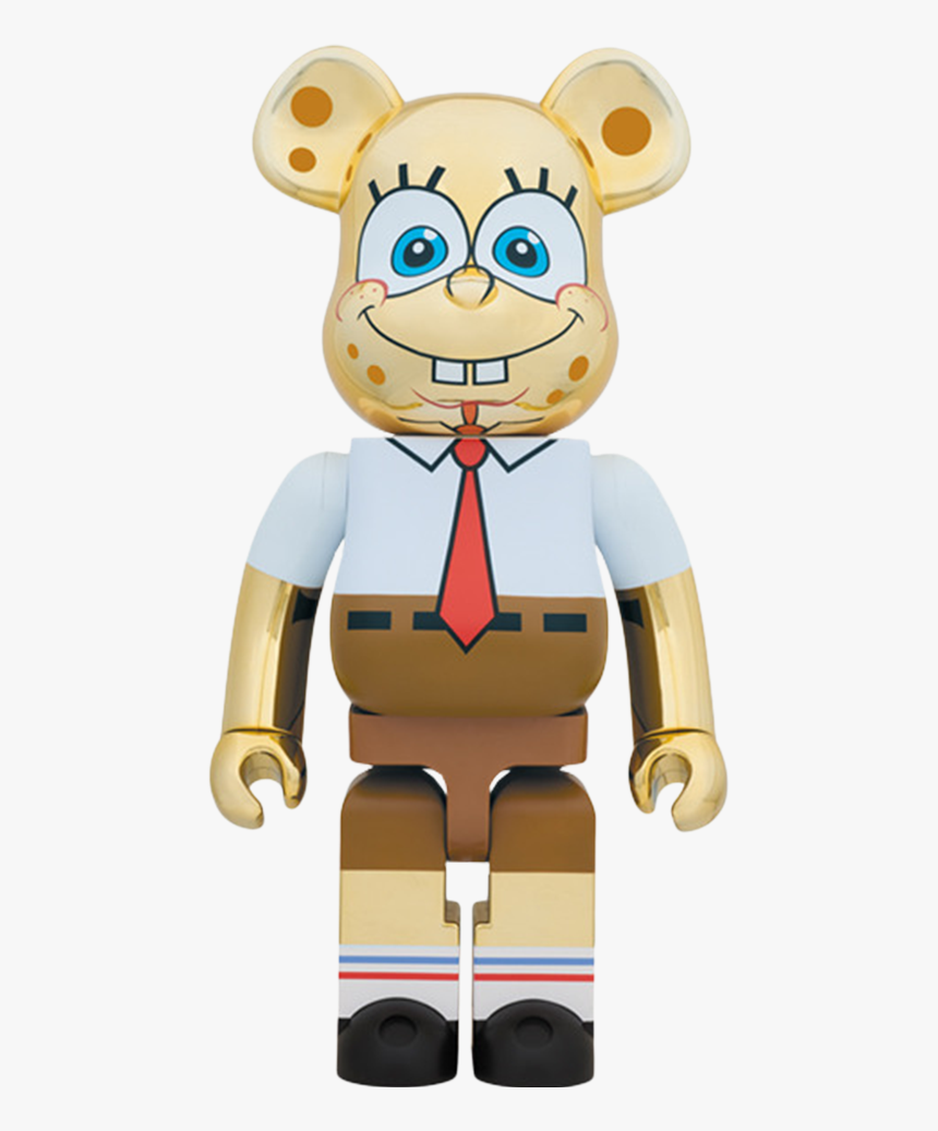 Spongebob Chrome Bearbrick, HD Png Download, Free Download