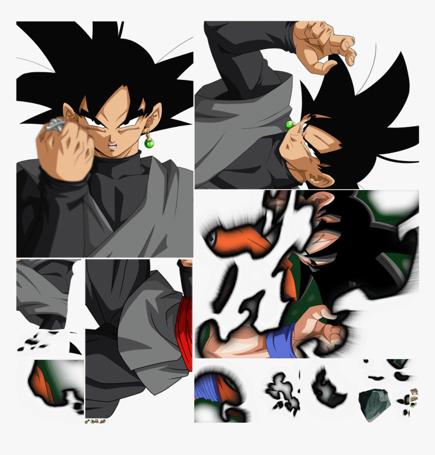 Magnificent Beauty Goku Black & Magnificent Beauty - Dokkan Assets Goku Black, HD Png Download, Free Download