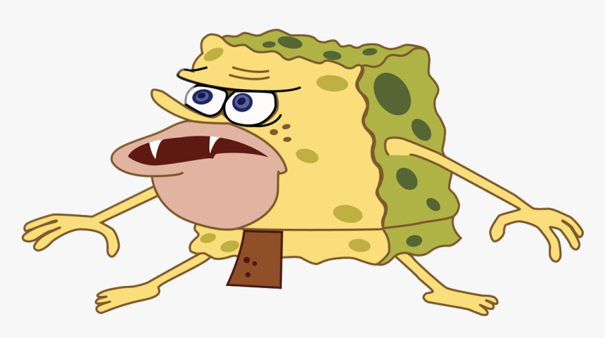 Spongebob Caveman Meme Png, Transparent Png, Free Download