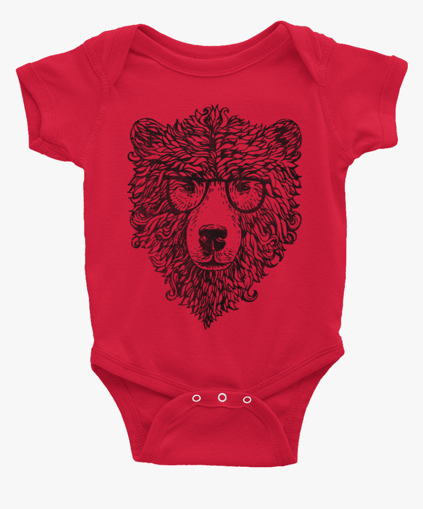 Hipster Bear Onsie - Professor X Shirt Baby, HD Png Download, Free Download