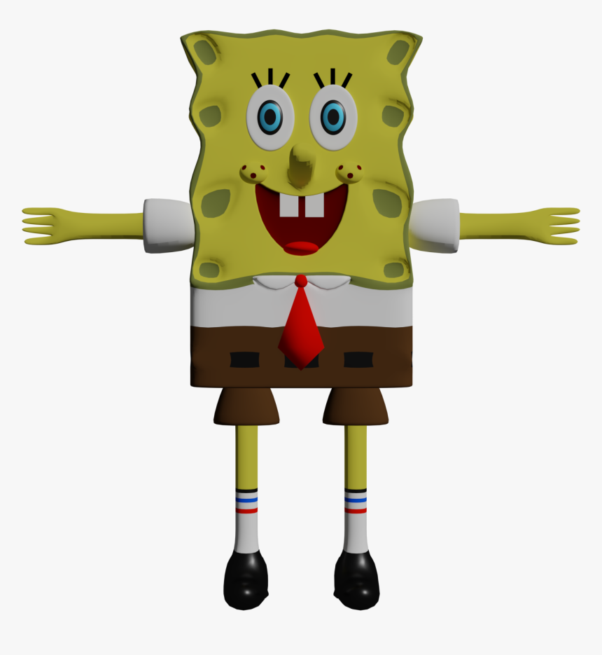 3d Spongebob - Cartoon, HD Png Download, Free Download