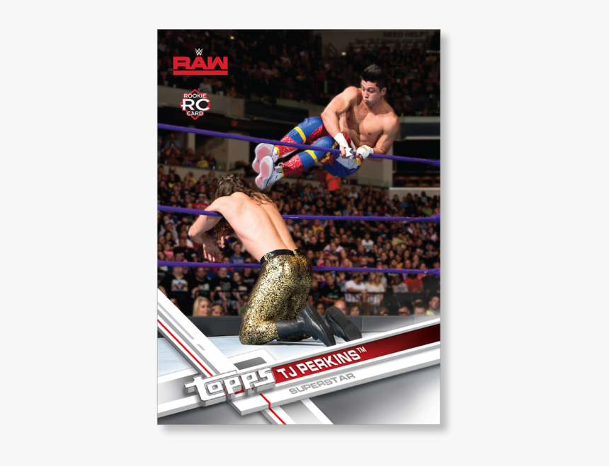 Tj Perkins 2017 Topps Wwe Base Cards Poster - Topps Wwe Cards, HD Png Download, Free Download