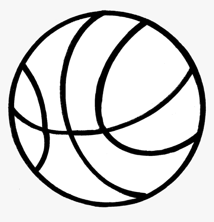 Basketball Clipart Simple Graphics Illustrations Free - Ball Black And White, HD Png Download, Free Download