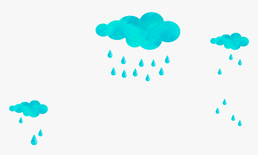 Transparent Rain Drops Clipart - Raining Graphic, HD Png Download, Free Download