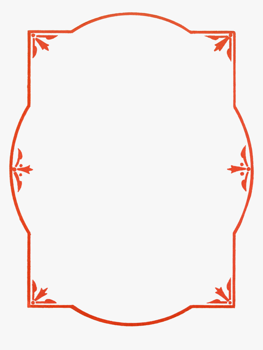 Wings Of Whimsy - Red Borders Image Transparent, HD Png Download, Free Download