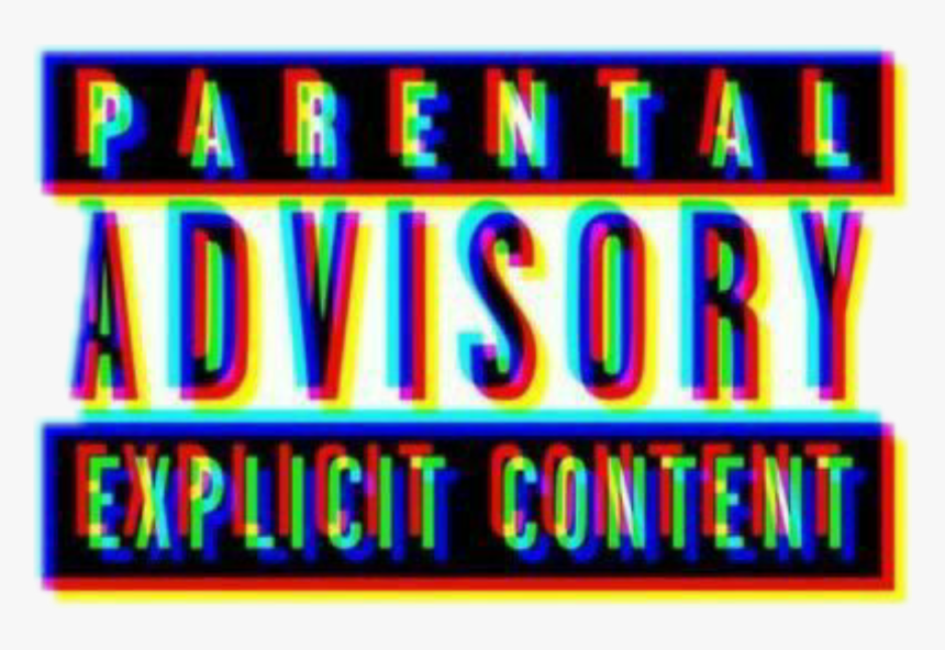 Parental Advisory Sticker Glitch, HD Png Download, Free Download