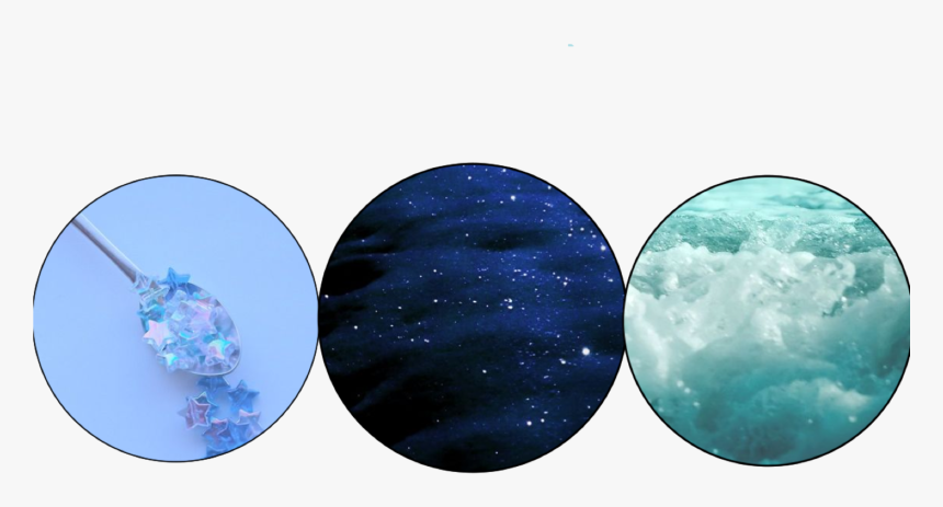 Moon - Blue Png Aesthetic, Transparent Png, Free Download