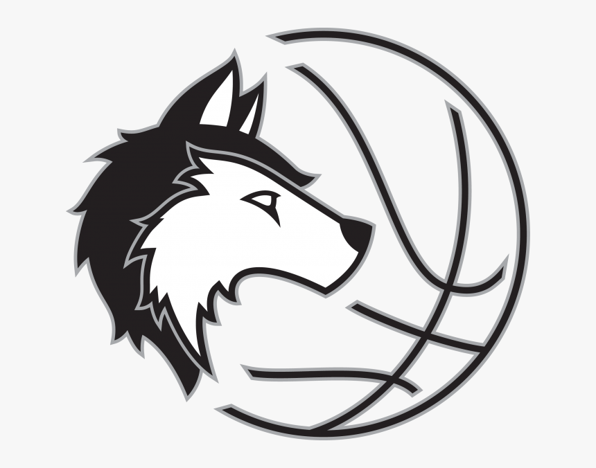 Basketball Logo Black And White Clipart , Png Download - Logo With Basketball Ball, Transparent Png, Free Download